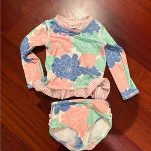 Rufflebutts 3T rashguard swimsuit